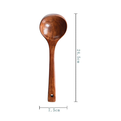 Eco-Friendly Wooden Kitchen Ladles - Sustainable Cooking Utensils