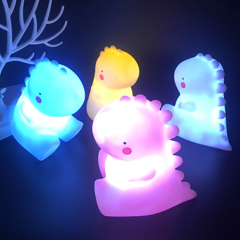 Pink Dinosaur LED Night Light for Kids