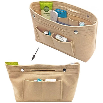 Eco-Friendly Yellow Makeup Storage Organizer