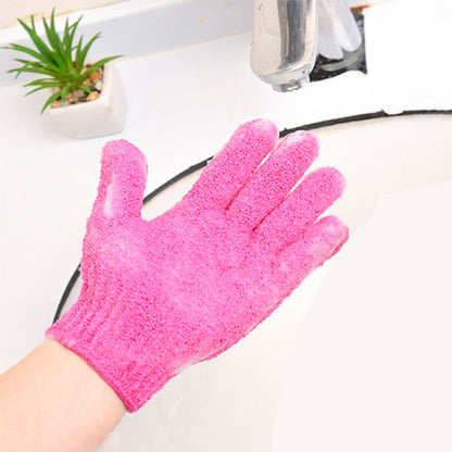 Eco-Friendly Candy Color Mud Exfoliating Bath Gloves