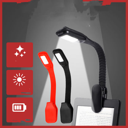 Rechargeable Clip-On LED Reading Light with Flexible Neck