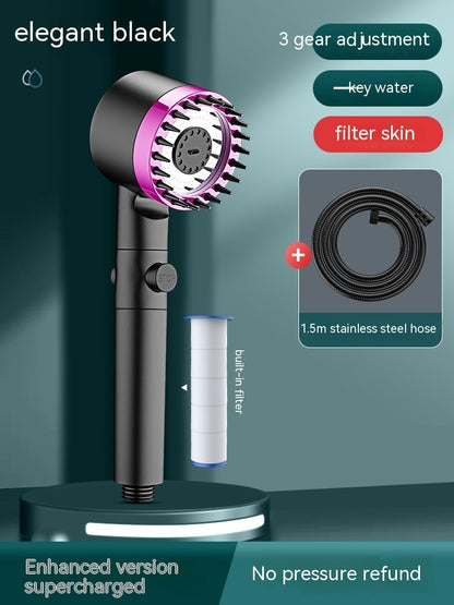 Eco-Friendly Water-Saving Handheld Showerhead with Filter