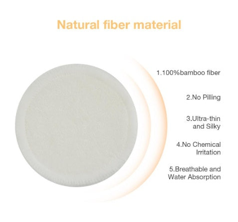 Eco-Friendly Bamboo Cotton Remover Pads