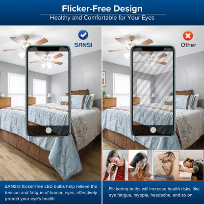 Eco-Friendly 60W Equivalent LED A15 Light Bulbs - 900 Lumens