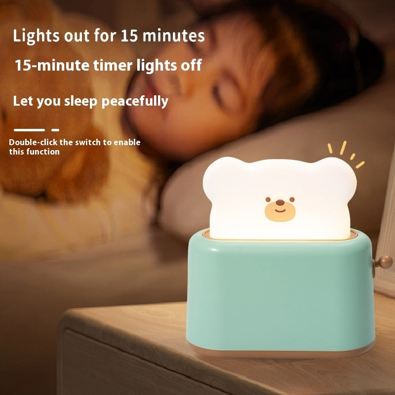 Bear-Shaped Eco-Friendly Toaster Night Light