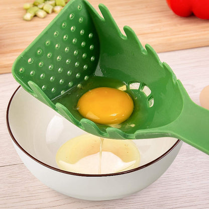 Green Multi-Functional Silicone Kitchen Utensil - Spoon and Tongs Combo