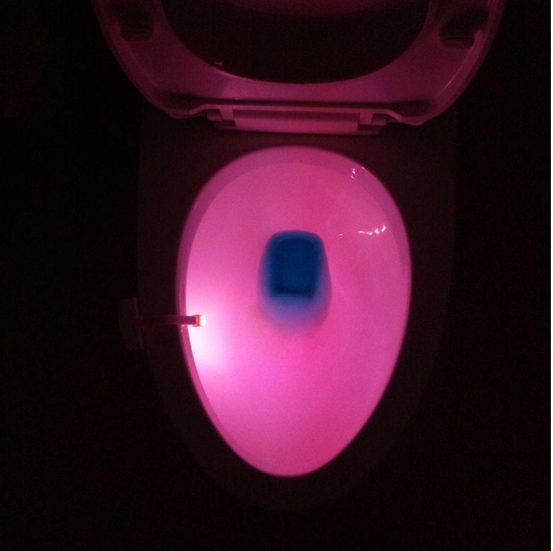 LED Toilet Night Light - Energy-Efficient Bathroom Accessory