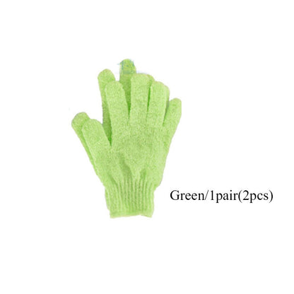 Eco-Friendly Candy Color Mud Exfoliating Bath Gloves