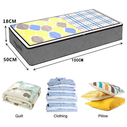 Eco-Friendly Floral Storage Bag - Durable Organizer