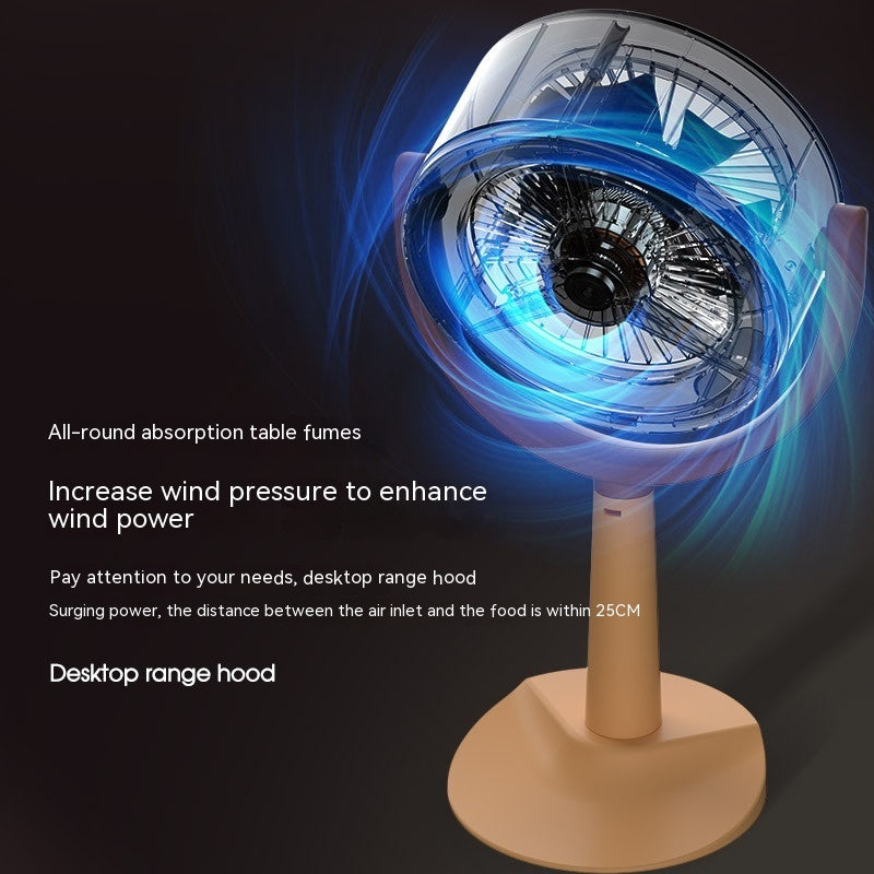 Wireless Portable Range Hood for Smoke Reduction