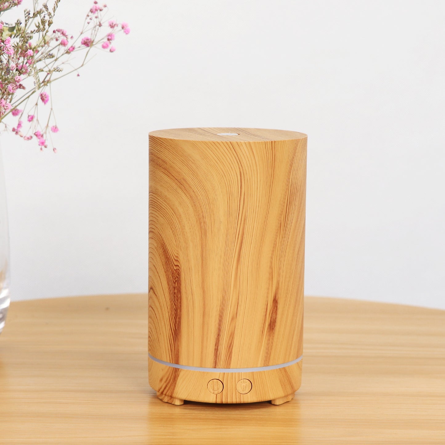 Eco-Friendly Wood Grain Essential Oil Diffuser for Aromatherapy & Humidifying