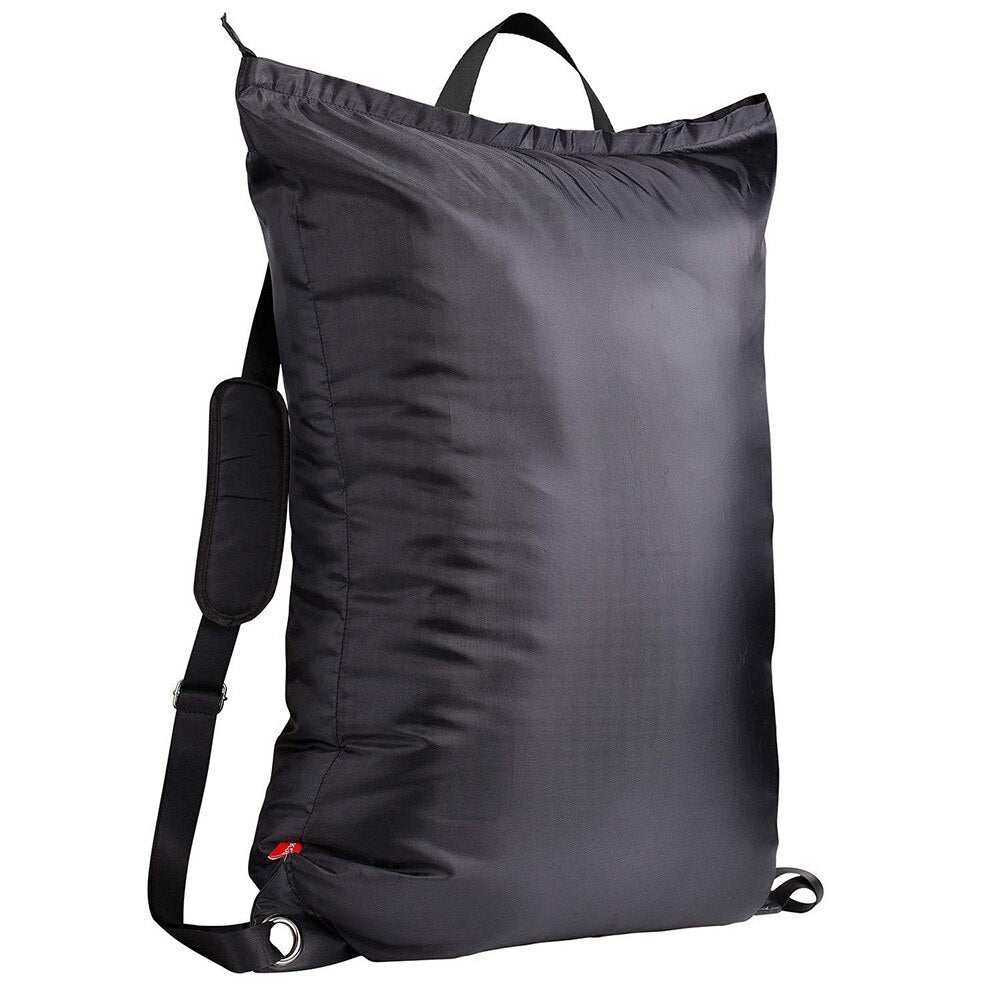 Eco-Friendly Large Dark Brown Laundry Bag - Durable & Reusable