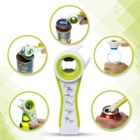 Multi-Functional Bottle and Can Opener - Ergonomic, Durable, Eco-Friendly