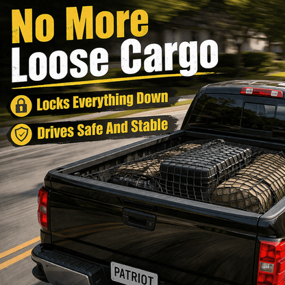 Patriot Cargo Net™ - Heavy Duty Truck Bed Net