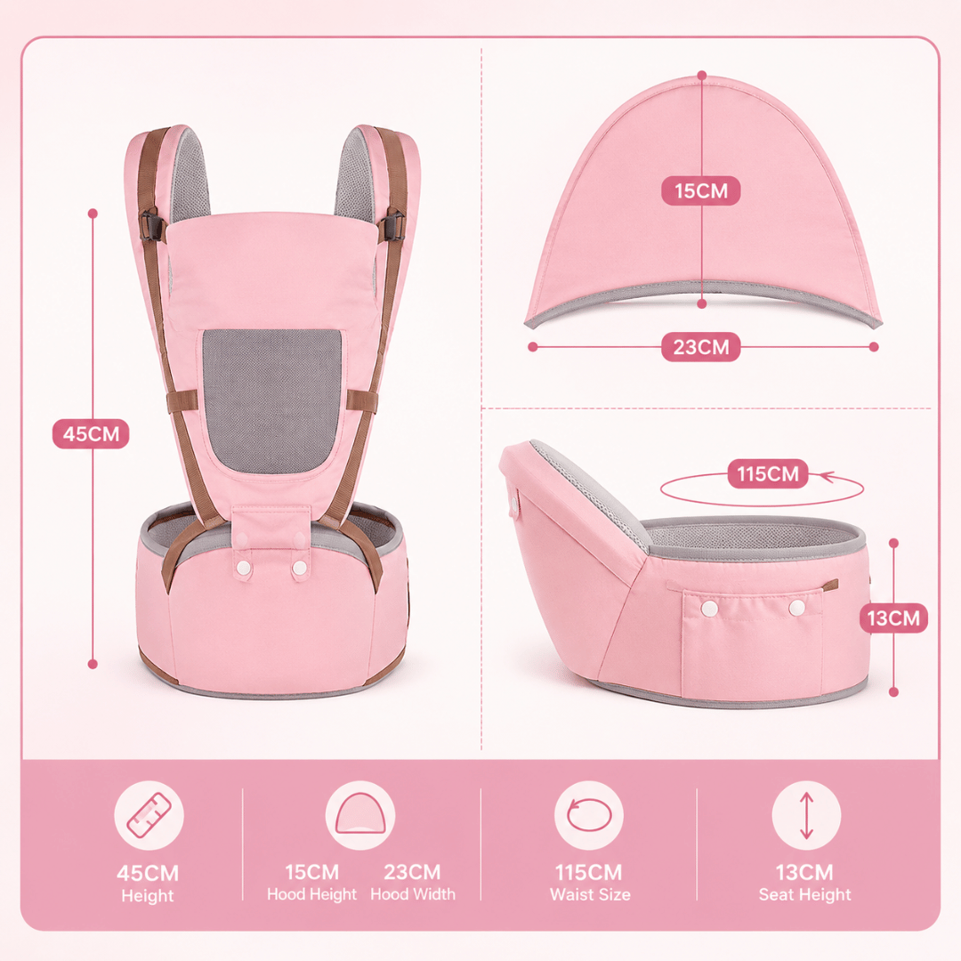 CozyCarry™ 3-in-1 Hip Seat baby Carrier
