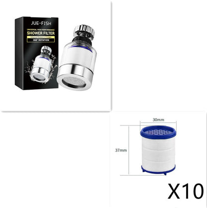 Rotating Head Faucet Filter for Healthier Skin & Hair