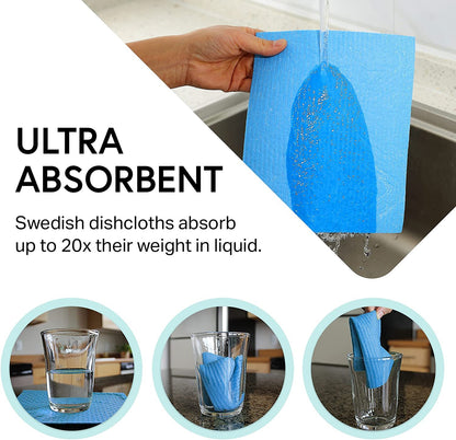 Eco-Friendly Swedish Dishcloth - Biodegradable Cleaning Cloth