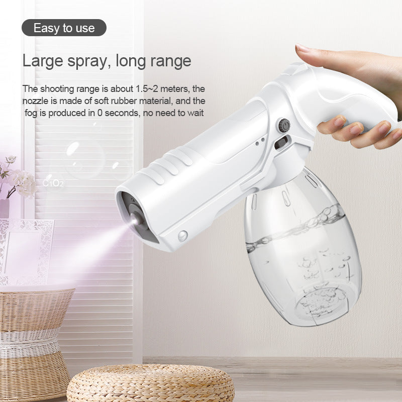Eco-Friendly Wireless Nano Spray Gun for Disinfection