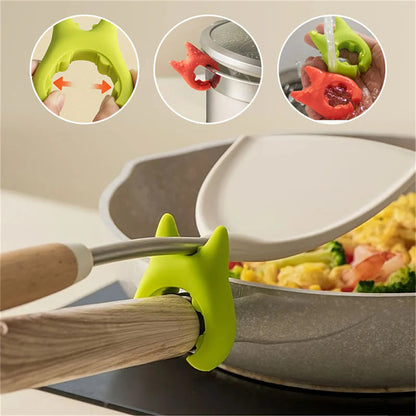 Eco-Friendly Silicone Spatula Holder for Mess-Free Cooking