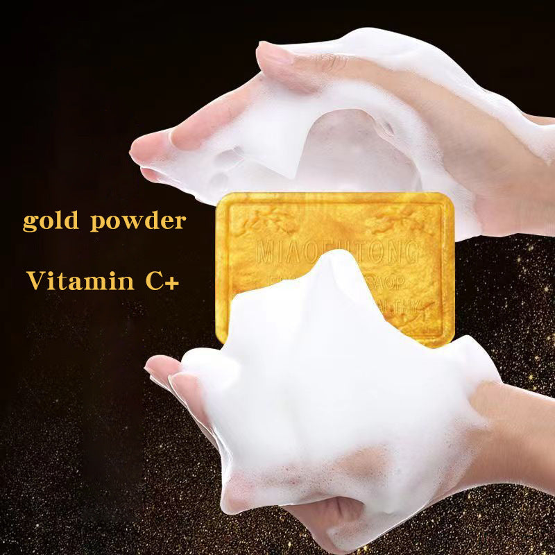 Gold Natural Soap Bar - Eco-Friendly, Biodegradable, Plastic-Free
