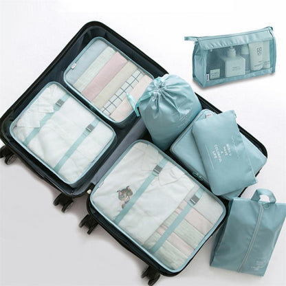Eco-Friendly Travel Packing Cubes & Bags Set for Sustainable Organization
