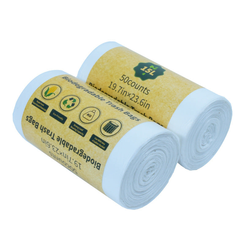 Biodegradable Plant Starch Trash Bags - Eco-Friendly Waste Solution