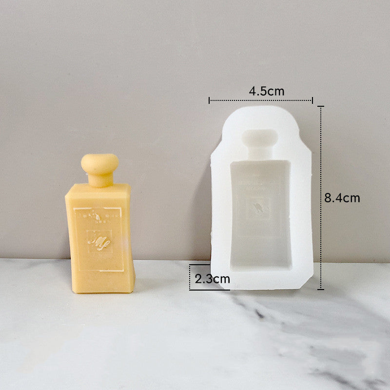 Perfume Bottle Shaped Decorative Candles - Eco-Friendly Wax, Multi-Use Decor