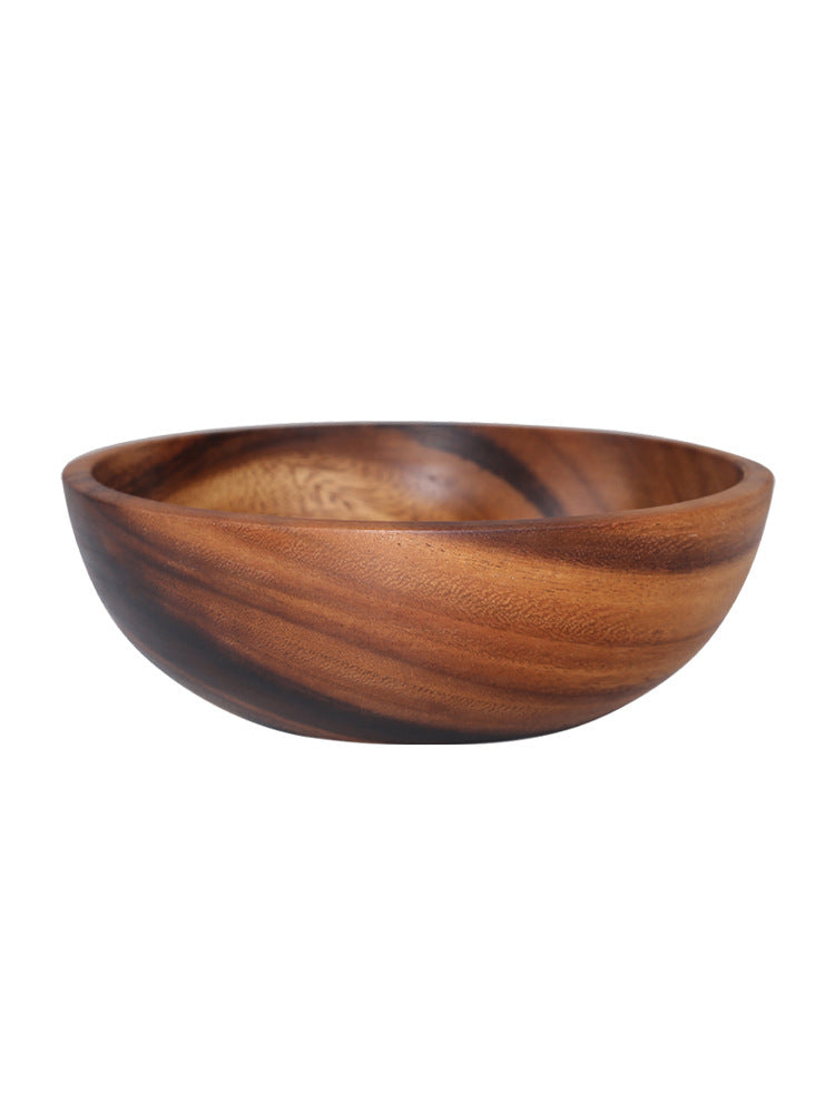 Eco-Friendly Wooden Fruit and Salad Bowl