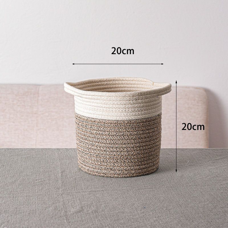 Eco-Friendly Hand Woven Storage Basket for Clothes & Toys