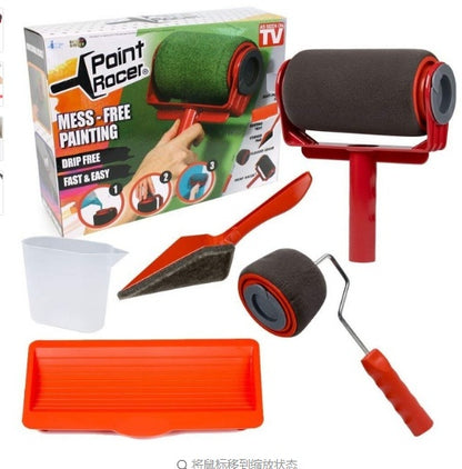 Eco-Friendly Paint Roller Set with Reusable Foam Rollers