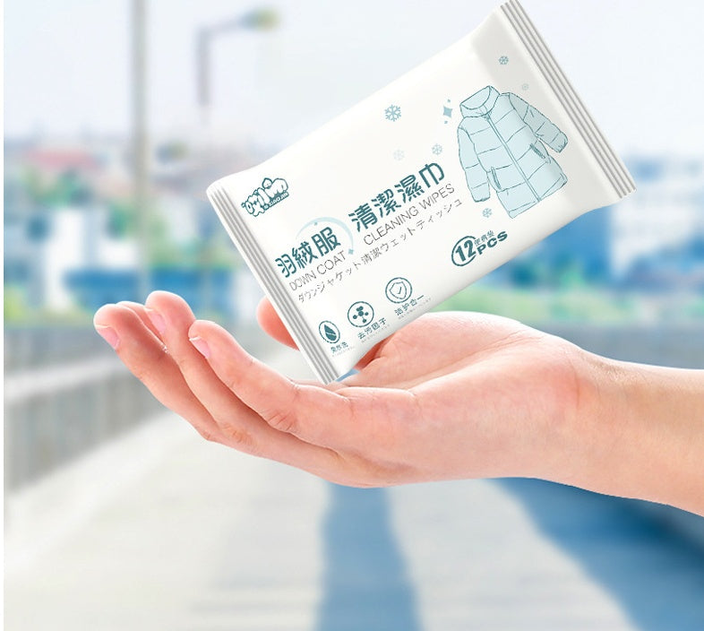 Eco-Friendly Down Coat Cleaning Wipes