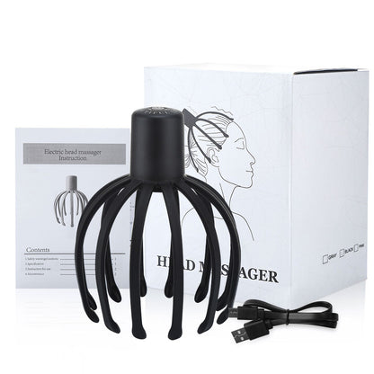 Electric Scalp Massager – USB Rechargeable Head Relaxation Device