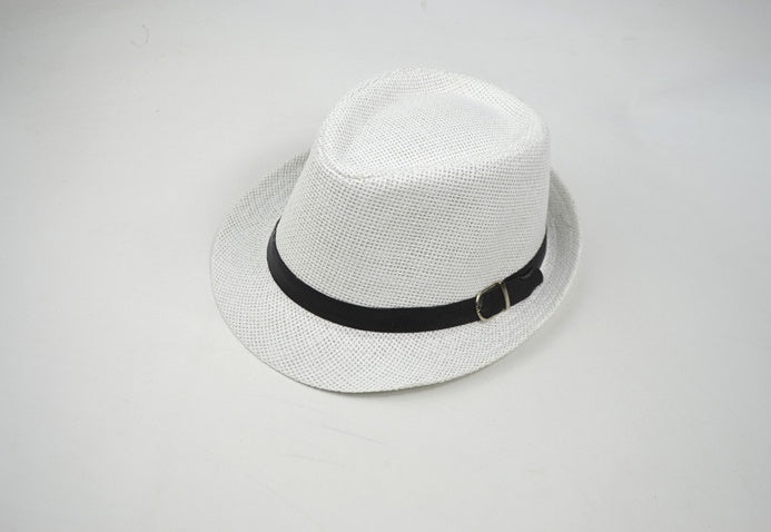 Eco-Friendly Summer Straw Fedora Hat for Sun Protection