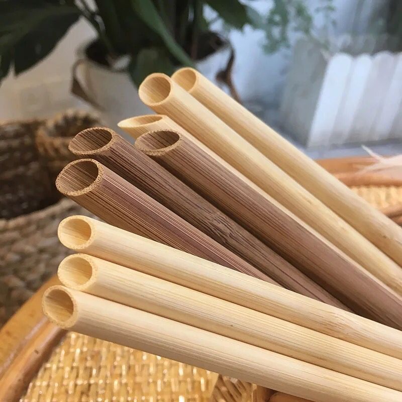Eco-Friendly Bamboo Reusable Straws - Sustainable, Plastic-Free Drinking Solution