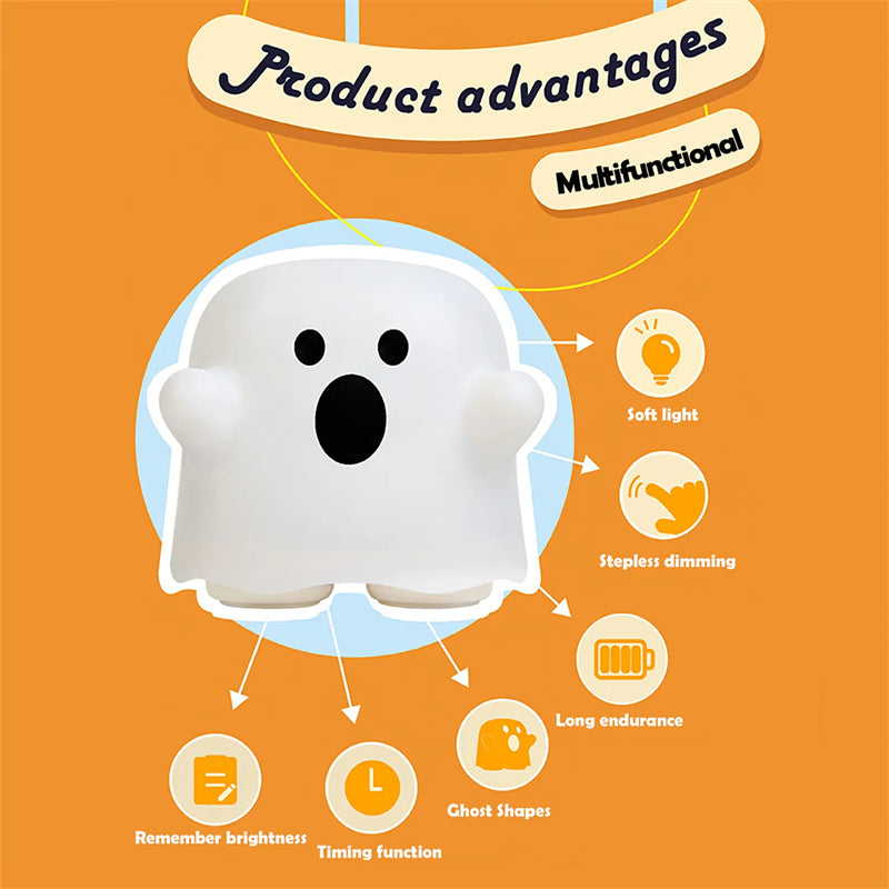 Silicone Touch Sensor LED Night Light for Kids