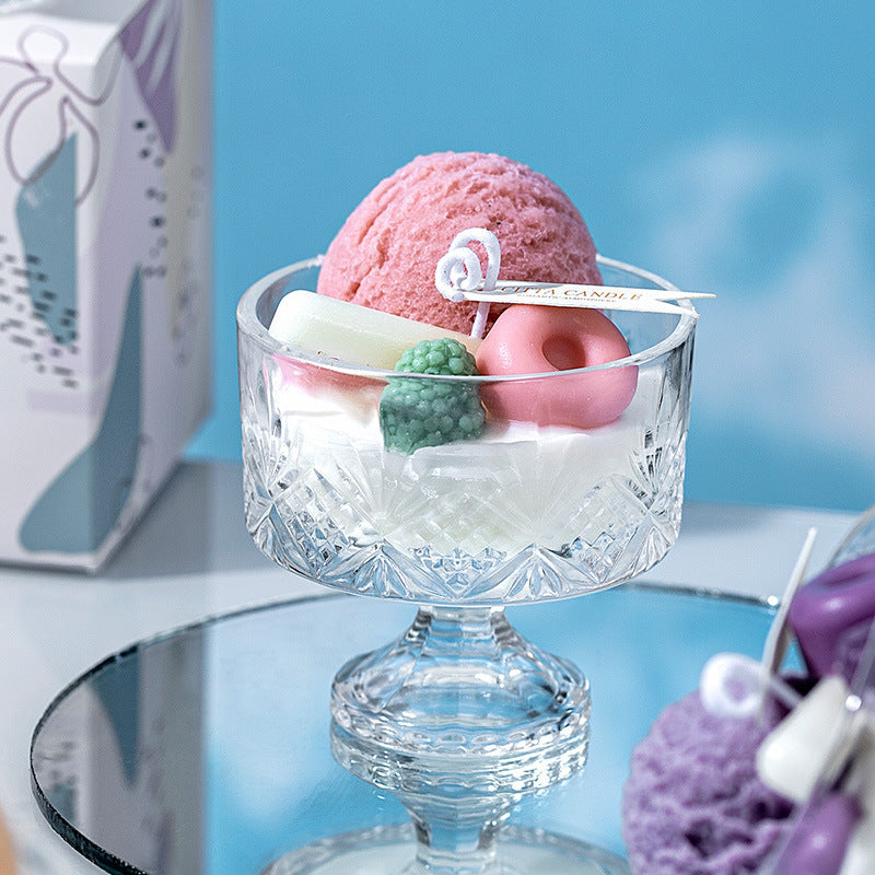 Ice Cream Shaped Scented Candle – infused with Essential Oils