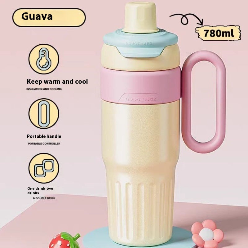 Eco-Friendly Stainless Steel Thermal Cup with Lid