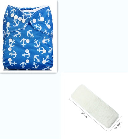 Baby Adjustable Cloth Diapers – Washable & Reusable Snap Diapers (3–13 kg)