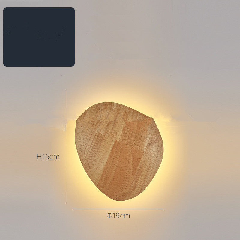 Eco-Friendly Wall-Mounted LED Log Art Lamp