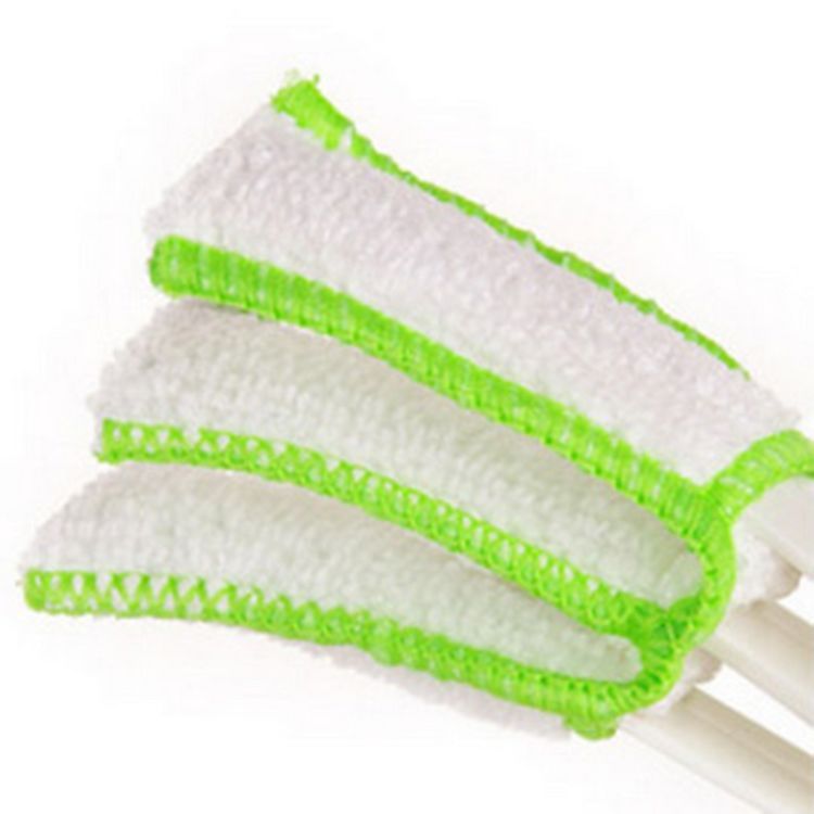 Eco-Friendly Dual-Ended Cleaning Brush & Microfiber Duster