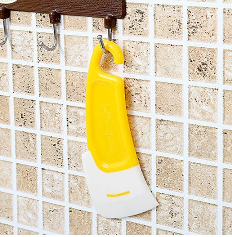 Eco-Friendly Kitchen Scraper Tool - Durable Silicone Cleaning Aid