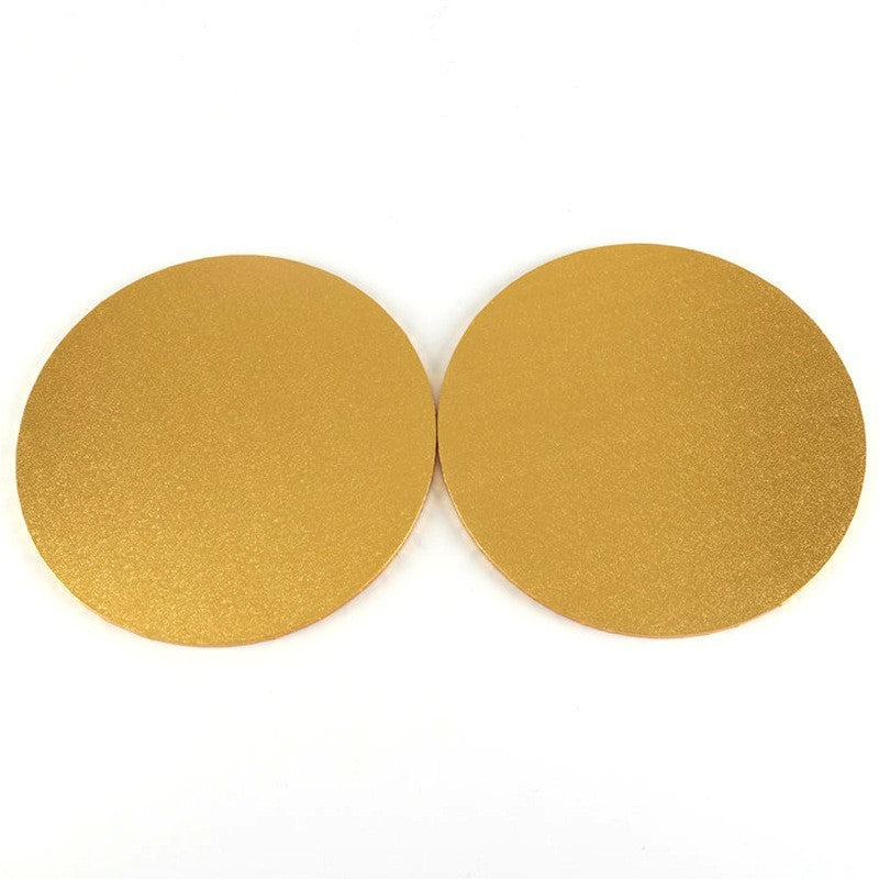 Gold Circular Eco-Friendly Coasters