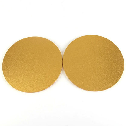 Eco-Friendly Gold Wooden Cake Base