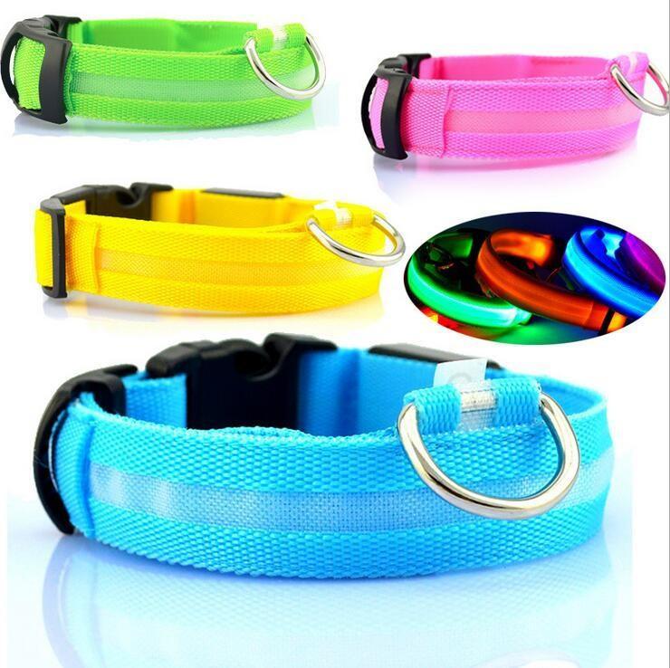 Eco-Friendly LED Safety Dog Collar for nighttime visibility