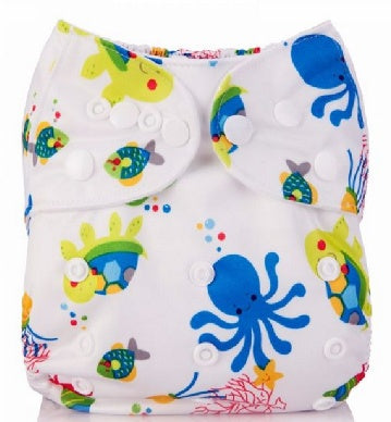 Baby Adjustable Cloth Diapers – Washable & Reusable Snap Diapers (3–13 kg)