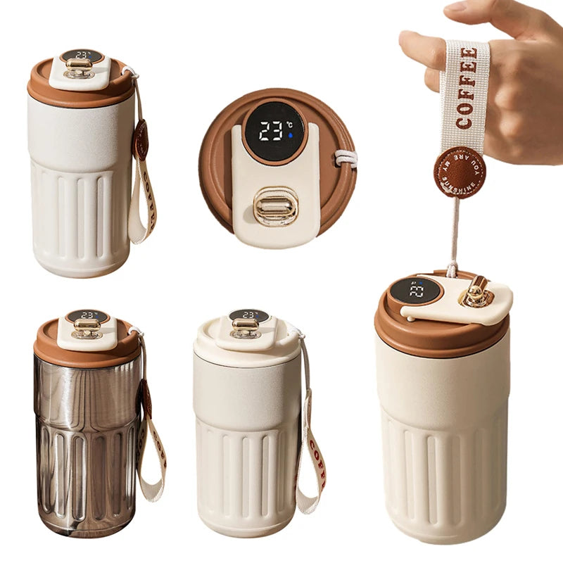 Smart Digital Thermal Bottle Stainless Steel Coffee Mug (316 Steel)
