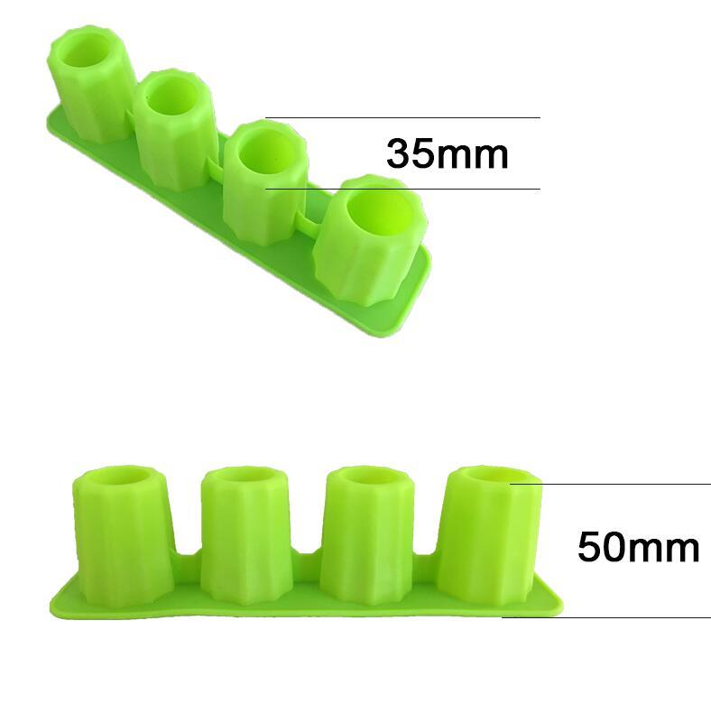 Eco-Friendly Silicone Ice Shot Glass Mold - Reusable & Sustainable
