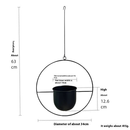 Nordic Home Succulent Iron Flower Pot