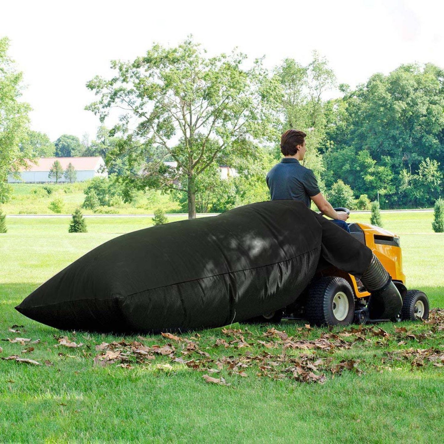 Eco-Friendly Lawn Mower Leaf Bag - Reusable & Durable Attachment for Sustainable Gardening