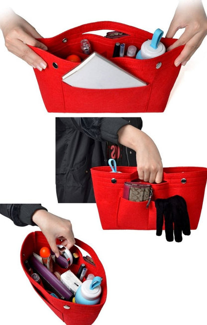 Eco-Friendly Yellow Makeup Storage Organizer